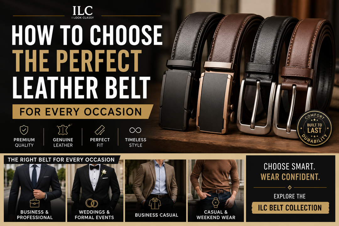 How to Choose the Perfect Leather Belt for Every Occasion: The Complete Men's Leather Belt Guide
