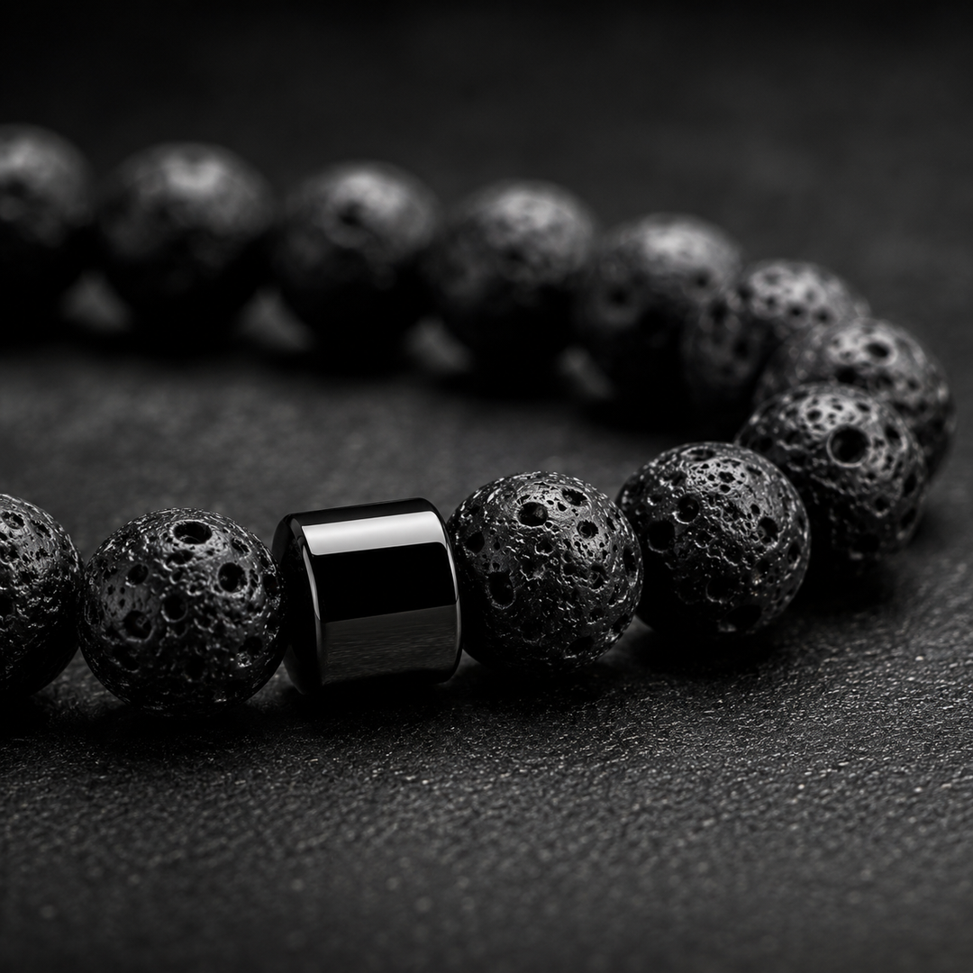 ILC Signature Lava Stone Bracelet