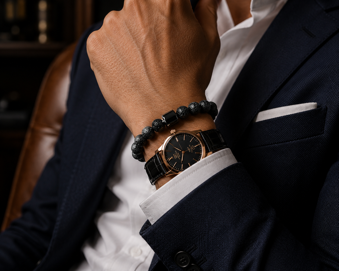 ILC Signature Lava Stone Bracelet